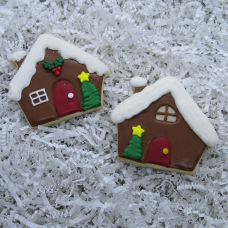 2018 Christmas - Gingerbread House Cookies